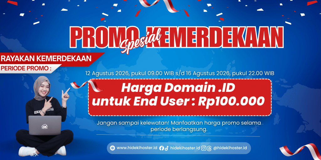 promo domain .id